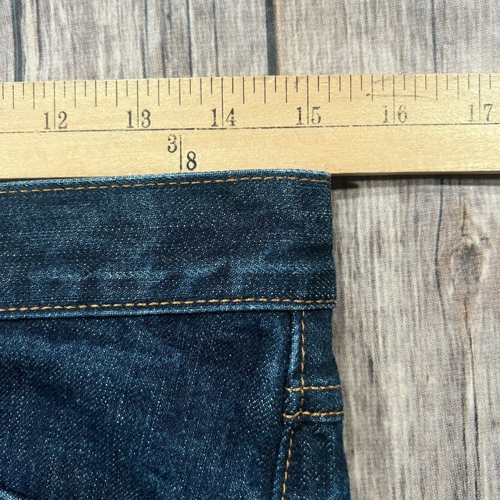 Gustin California Straight Selvedge Jeans Sz 31x33 Blue Denim Button Fly Mens - Picture 7 of 10